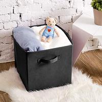 Boîte de rangement Non tissée, organisateur de cubes de rangement pliable, organisateur de jouets avec poignées, vente en gros