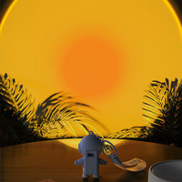2025 nouvelle créativité mignon astronaute Spaceman porte-clés Dainty Couple voiture porte-clés avec coucher de soleil lumière sac en caoutchouc pendentif