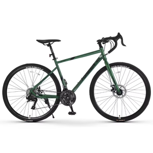 Vélo de Route 700C 24/27 Vitesses en Acier à Haute Teneur en Carbone, Vente en Gros, <span class=keywords><strong>Frein</strong></span> à Disque Double, Vélos de <span class=keywords><strong>Course</strong></span> pour le Sport - Product Image 3