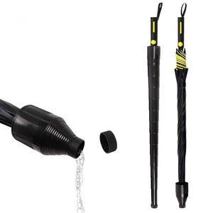 Paraguas de golf grande y duradero con revestimiento negro de 8K, paraguas semiautomático con mango de plástico y paraguas impermeable - Product Image 3