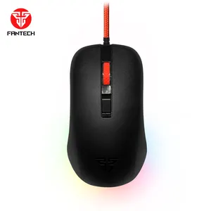 Fantech G13 Customize Wholesale Black Wired Mouse Gaming 2400 DPI Pixart 4d Optical Gaming Mouse