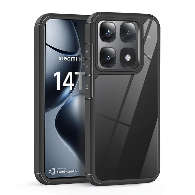 Durable Transparent Protective Cover for Xiaomi 14t Redmi 13C Note 14 9C A3 Note10 PocoF6 Anti-Fall Mobile Phone Case