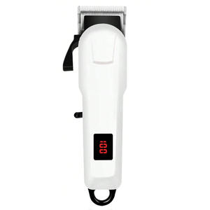 Nouveauté : Tondeuse à cheveux professionnelle sans fil, rechargeable par USB, avec batterie au lithium, logo personnalisé, pour la maison/le salon de coiffure - Product Image 1