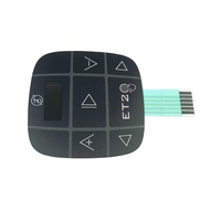 Panel Kontrol Depan Kustom, Keypad Membran Non-Taktil, Keyboard Membran untuk Mesin Tato