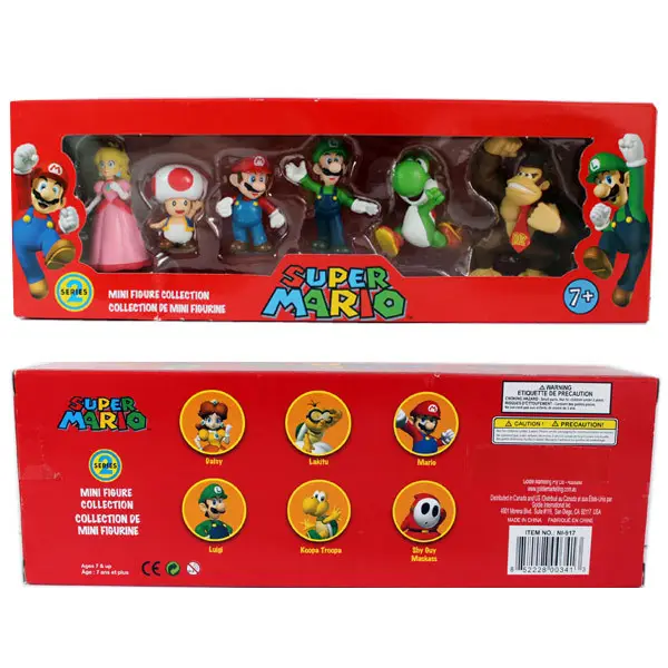 Hot sale super mario brother figure, custom pvc toy super mario, Mario brother action figure