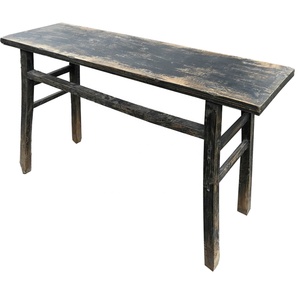 <span class=keywords><strong>Consolas</strong></span> de Pasillo Pintadas a Mano en Madera Reciclada al por Mayor, Mesa de Pared Rústica Antigua para Altar - Product Image 1