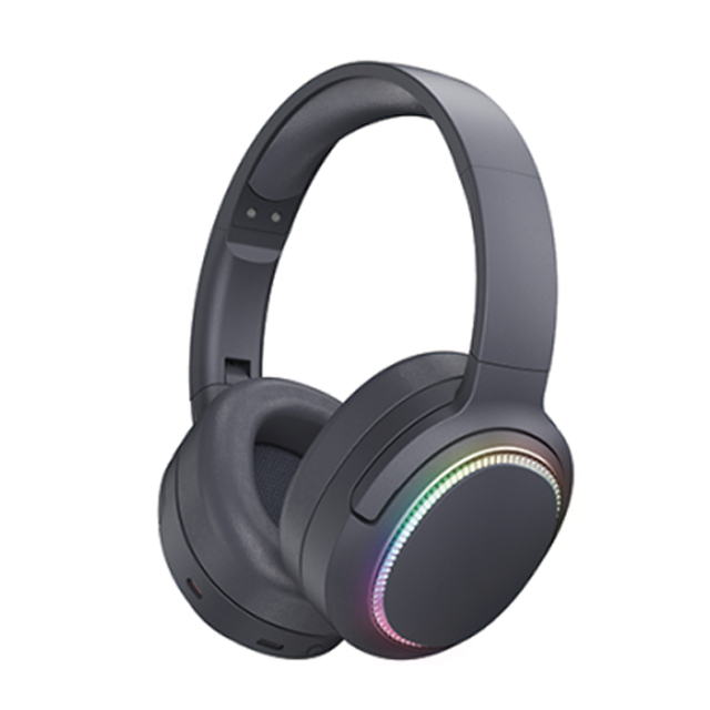 ANC Noise Canceling Rotatable Foldable Hifi Headset Wireless Gaming Sports Bluetooth 5.3 Headphones RGB Light USB Connectors DJ