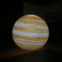 Ballon gonflable PVC personnalisé avec logo, planètes du système solaire, imperméable, pour décoration d'événements