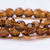Perles en verre cristal lâches à 32 facettes, rondes, pour bracelet, collier, chapelet cousu main, bijoux DIY, en vrac