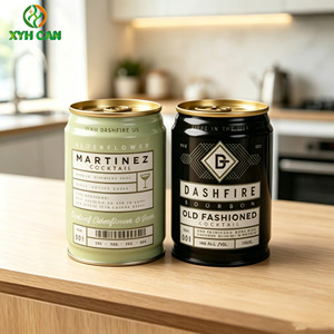 High Quality <strong>Small</strong> Tin Can <strong>Container</strong> 100ML Volume Tin Can for Whiskey Spirits Round Tin Can - Product Image 1