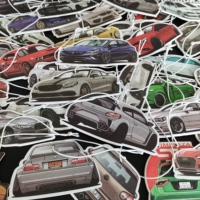 Diffuseur d'air pour voiture en papier JDM Hellaflush, parfum, odeurs, logo personnalisé JDM, diffuseur d'air pour voiture