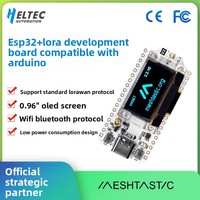 Carte de développement LoRa32 Heltec V3 compatible Meshtastic - Compatible ESP32 LoRaWAN avec écran OLED 0,96 pouces fonctionnant sur 868/915 MHz