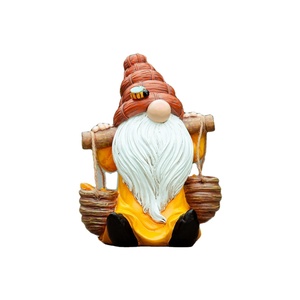 Mignon Résine Gnome <span class=keywords><strong>Solaire</strong></span> Lumières Décor <span class=keywords><strong>De</strong></span> Noël Amour-Style Résine Statue Sculpture Artisanat Maison Cadeaux ou Figurines - Product Image 2