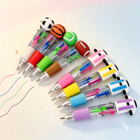 Bolígrafo Retráctil Multicolor con Diseño de Robot Deportivo 4 en 1, Ideal para Niños, Estudiantes y como Regalo