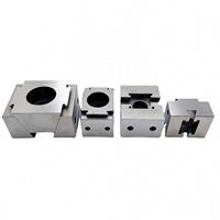 Élément de serrage à coin modulaire de précision à mâchoires lisses M6 M8 M10 M12, pour étau MINI OK, serrages à coin modulaires de précision simples
