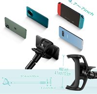 Support de téléphone portable, support de téléphone portable universel paresseux, Clip de bras Long Flexible à col de cygne