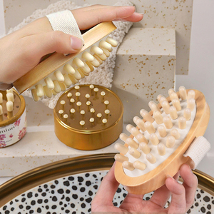 Premium Handheld Wooden <strong>Mini</strong> Body <strong>Massager</strong> Full Body Self Massage Brush - Product Image 4