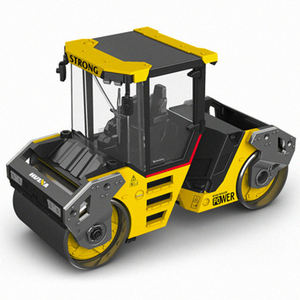 Huina 1724 1:50 escala coche juguetes <span class=keywords><strong>asfalto</strong></span> ingeniería vehículo camión modelo Aleación de Zinc Diecasting Mini Metal Diecast Road Roller 1/50 - Product Image 1