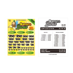 Ticket à languette à trois fenêtres, carte scellée, papier recyclable, conception personnalisée <span class=keywords><strong>de</strong></span> ticket <span class=keywords><strong>de</strong></span> loterie à languette, règles <span class=keywords><strong>du</strong></span> <span class=keywords><strong>jeu</strong></span>, taux <span class=keywords><strong>de</strong></span> gain - Product Image 4