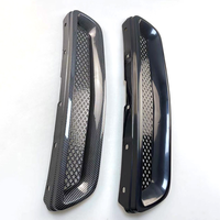 Grille de calandre avant en maille, grille d'admission d'air sport en ABS, noir brillant, noir carbone, noir mat, peinte pour Honda Civic 1996-1998