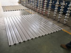 새로운 지붕 더블 레이어 골판지 프로필 스틸 루핑 시트 롤 성형 기계 지붕 타일 만드는 기계 - Product Image 5