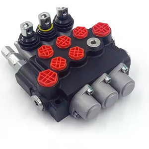 P40 Manual 3-Spool Directional Control Valve, 12V Double Acting, G3/8 Port | Construction Machinery Parts - Product Image 6