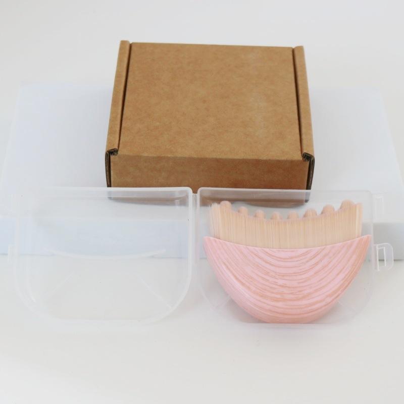 Coque en grain de bois rose en boîte