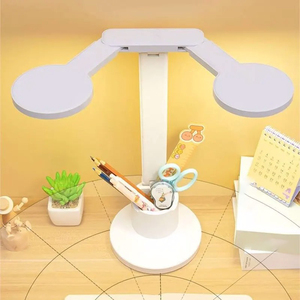 Modern High-End <b>Work</b> Learning <b>LED</b> Desk Lamp Folding Eye Protection Touch Dimming Student Charging Bedroom Dormitory Reading USB - Product Image 1