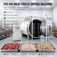 FFD-150-M01 Lyophilisateur industriel 150m pour viande, fruits de mer, bœuf, poulet, crevettes, poisson, plats préparés, ingrédients protéinés