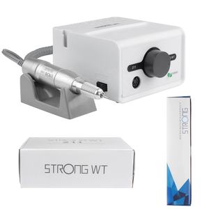 Taladro eléctrico de uñas de alta calidad de 65W fuerte 211 con pieza de mano de 35000RPM 120II plata - Product Image 2