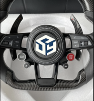 Volant sport personnalisé RS en cuir semi-perforé pour Audi A6 C7 C6 A7 A3 A4 RS3 RS5 RS6 RS7 TTRS TT R8 S4