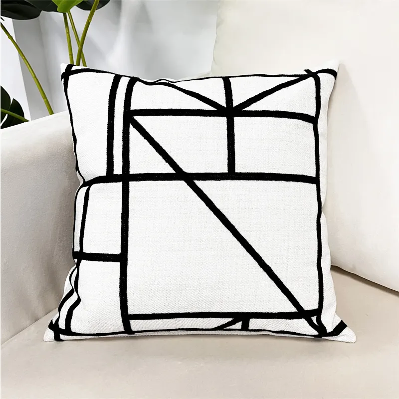 2023 Nordic Style Cushion Cover Wholesale Decorative Sofa Cushion Cover Embroidery Design