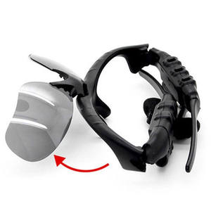 แว่นตากันแดดอัจฉริยะสำหรับเล่นกีฬา BTS01 BT 4.1 หูฟังสเตอริโอไร้สายพร้อมไมโครโฟนในตัว โทรแบบแฮนด์ฟรี ควบคุมด้วยปุ่ม แบตเตอรี่ในตัว - Product Image 6