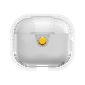 Funda protectora para auriculares con <span class=keywords><strong>cargador</strong></span> inalámbrico magnético a prueba <span class=keywords><strong>de</strong></span> golpes <span class=keywords><strong>de</strong></span> TPU transparente cristalino para <span class=keywords><strong>AirPods</strong></span> 4th Gen funda para auriculares - Product Image 6