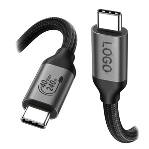 Oem 240W Usb4 40Gbps Type C To C Data <strong>Cable</strong> 2M Fast <strong>Charging</strong> 8K Pd Display Usbc To Usbc <strong>Cable</strong> 240W Plug And Uk <strong>Cable</strong>