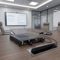 Mini PC Barebone OPS con Chipset Intel H81 y CPU Independiente Haswell 1150, LAN RJ45 de 1000 Mbps para Educación