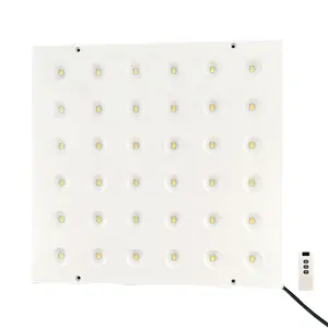 Lampu langit-langit LED Panel tanpa bingkai, lampu Panel persegi bulat kecerahan tinggi Modern