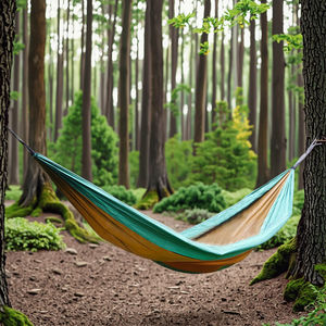 Conception populaire <span class=keywords><strong>Ultra</strong></span> Léger Nylon Balançoire Parachute Tissu Camping En Plein Air Mousquetons Inclus Hamac - Product Image 3