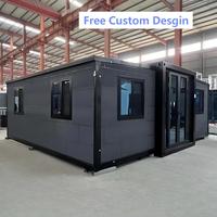 Premium Integrierte 20ft Erweiterbare Vorgefertigte Container-Villa Minimalistisches Luxus-Interieur Mehrzimmer Modulares Haus 3-Jahres-Garantie