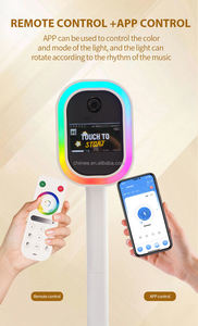 Impression <span class=keywords><strong>instantanée</strong></span> 13.3 Self Service écran tactile moniteur kiosque ovale DSLR Shell Selfie caméra <span class=keywords><strong>Photo</strong></span> Booth Machine pour événements locations - Product Image 5