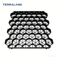 Rejilla de Pavimentación de Césped de HDPE Colorida, 100% Virgen, Resistente, Interconectable y Permeable para Entradas de Vehículos, Estacionamientos, Pasillos de Incendios y Jardines