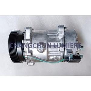 Compresor de Aire Acondicionado para <span class=keywords><strong>VW</strong></span> <span class=keywords><strong>Caddy</strong></span> <span class=keywords><strong>Camper</strong></span> Multivan Transporter T5 1.9 7H0820803B 7H0820803C 7H0820803D 7H0820803F - Product Image 2