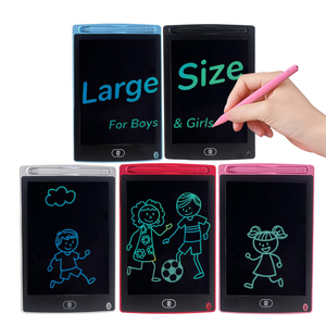 <span class=keywords><strong>Tablette</strong></span> d'écriture LCD colorée de 8,5 pouces <span class=keywords><strong>pour</strong></span> enfants et tout-petits - Effacement à une touche, protection des yeux, bloc de dessin éducatif CE FCC RoHS EN71 - Product Image 1