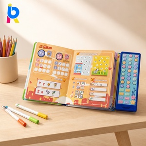 Libro <span class=keywords><strong>Audio</strong></span> per Bambini in Cartone Ecologico Personalizzato di Alta Qualità per l'Apprendimento dell'Alfabeto e della Fonetica, Produzione e Vendita all'Ingrosso - Product Image 4