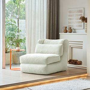 Canapé modulable d'angle sans accoudoirs en tissu compressé moderne, convertible en une place, durable et rembourré, idéal pour villa et appartement. - Product Image 1