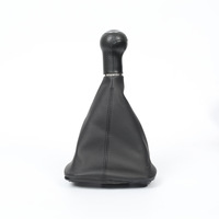 Nouveau pommeau de levier de vitesse avec soufflet anti-poussière pour VW Golf 4 manuel, alésage 12mm/23mm, 5/6 vitesses, argent