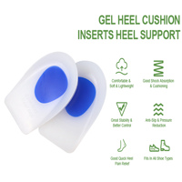 Semelles orthopédiques amortissantes pour le soutien de la voûte plantaire, soin des pieds, semelles de sport pour chaussures, coussinets de talon thermoformables