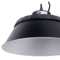 Éclairage de lustre industriel d'entrepôt, éclairage LED haute puissance préféré, lampes de baie haute et lampes minières en aluminium