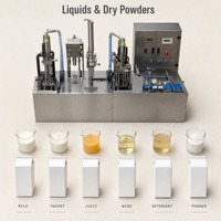 Elektrische sapkartonvulmachine, drankenverpakkingsapparatuur, kokoswater, gearomatiseerde wijn, semi-automatische lijnpomp