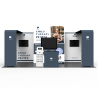 3x6 M Tube d'exposition en alliage d'aluminium à montage rapide 10x20ft Portable Standard Trade Show Stand Display